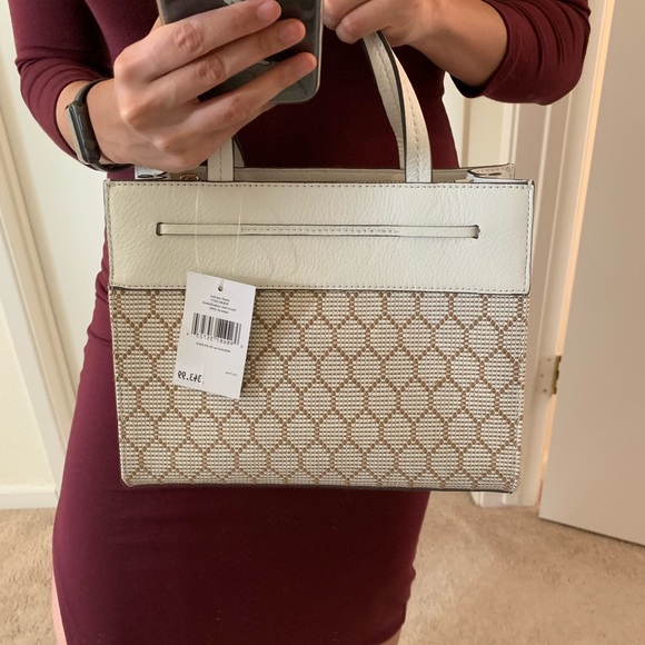 KATE SPADE HAYES BEE EMBELLISHED SATCHEL CROSSBODY - Picture 2 of 6